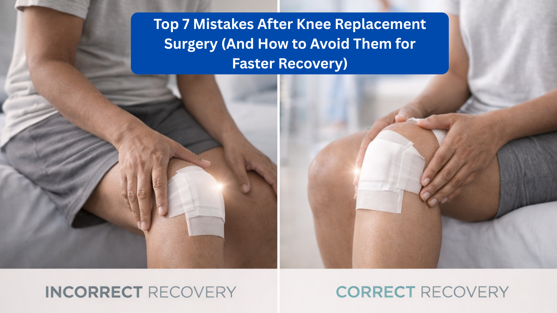 Top 7 Mistakes After Knee Replacement Surgery (And How to Avoid Them for Faster Recovery)