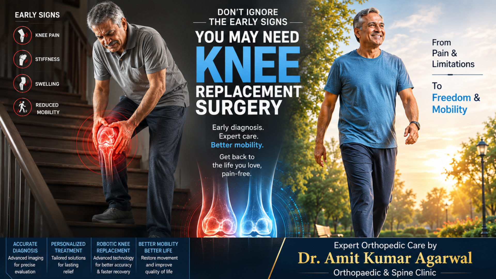 Early Signs You May Need Knee Replacement Surgery | Knee Pain Warning Signs