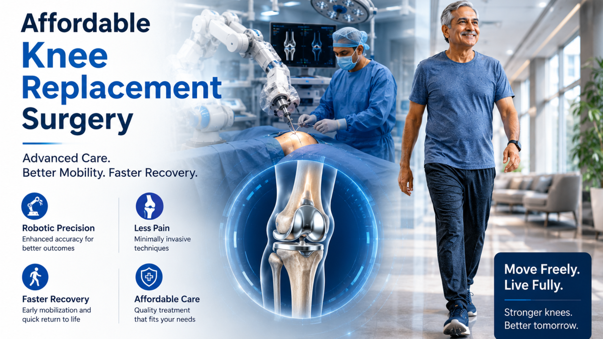 Affordable Knee Replacement Surgery in Delhi NCR | Advanced Orthopedic Care