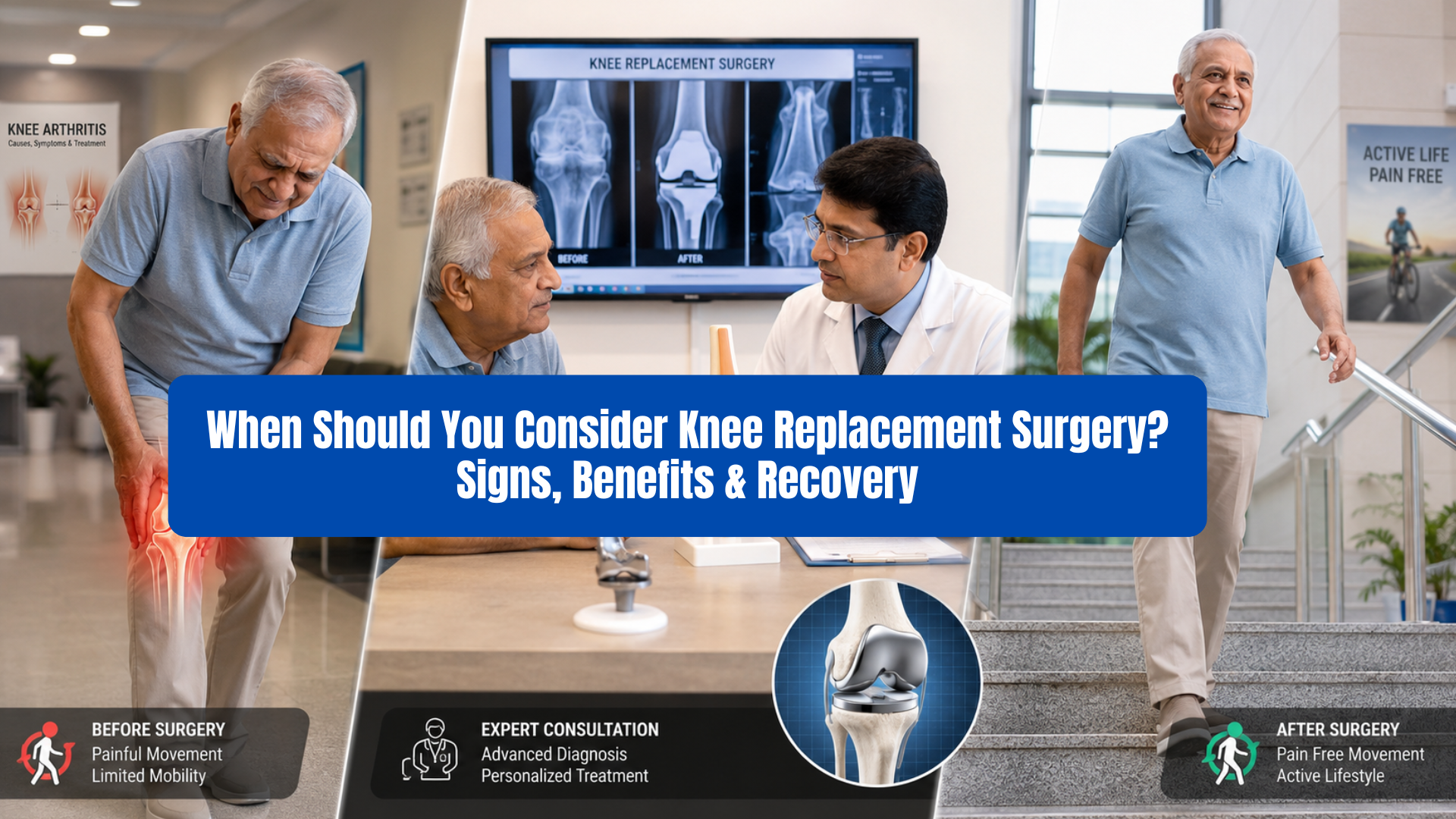 When Should You Consider Knee Replacement Surgery? Signs, Benefits & Recovery