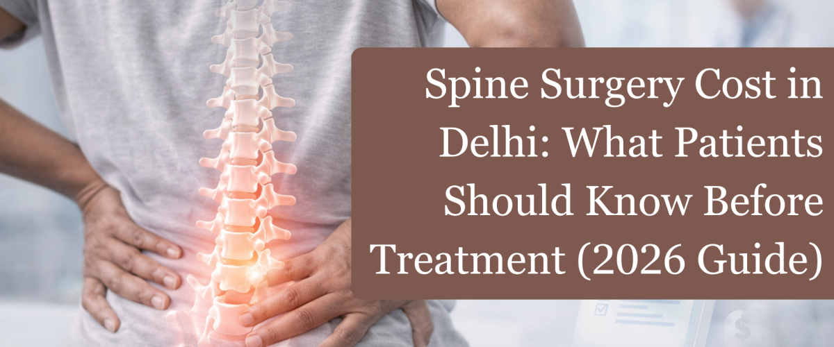 Spine Surgery Cost in Delhi: What Patients Should Know Before Treatment (2026 Guide)